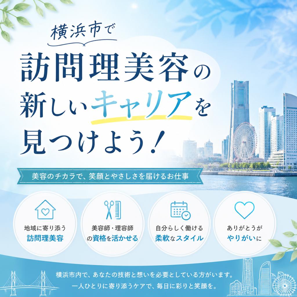 (求人）横浜市で訪問理美容の新しいキャリアを見つけよう！