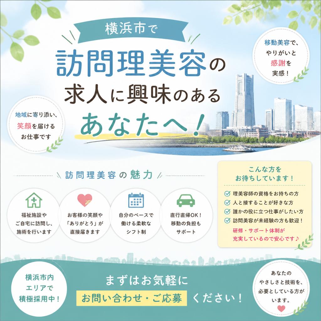 (求人）横浜市で訪問理美容の求人に興味のあるあなたへ！